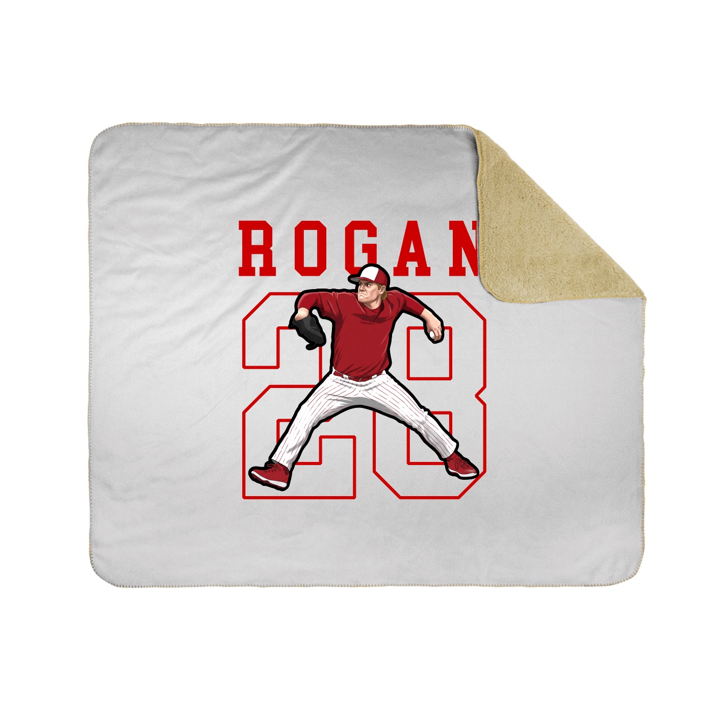 50x60 Sherpa Lined Throw Blanket