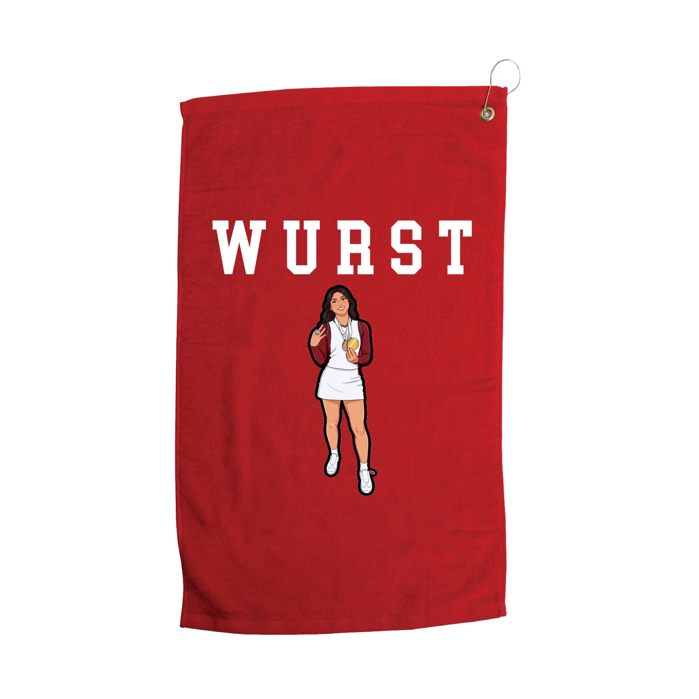 Golf Towel — Shirsey in Red
