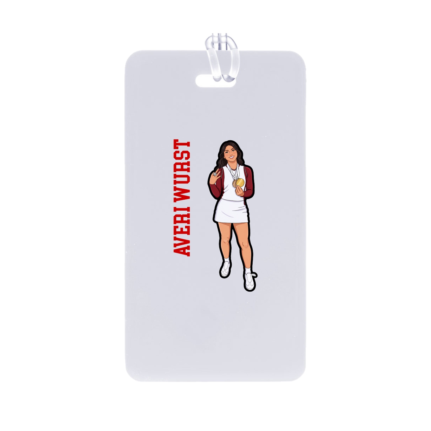 Bag Tag — Name Vertical in Classic