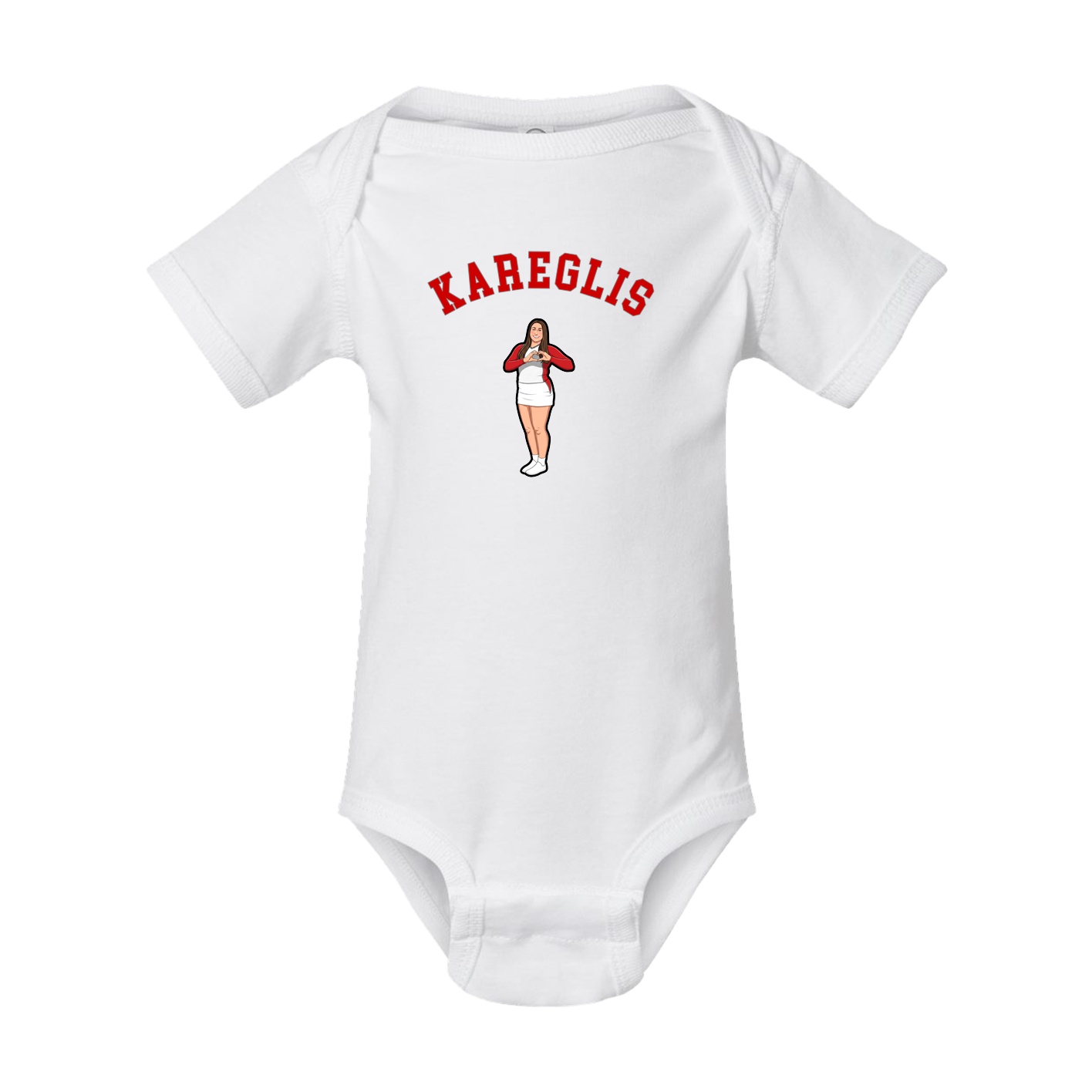 Baby Onesie — Shirsey Arch in White