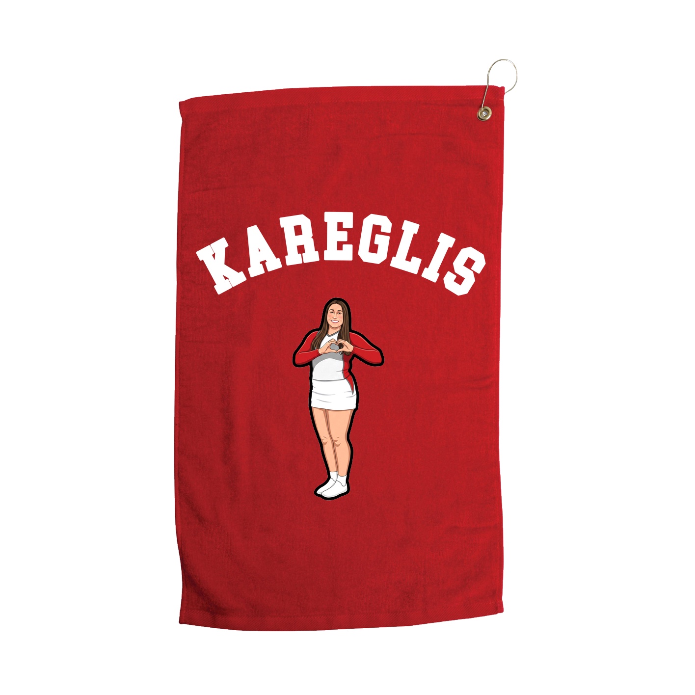 Golf Towel — Shirsey Arch in Red