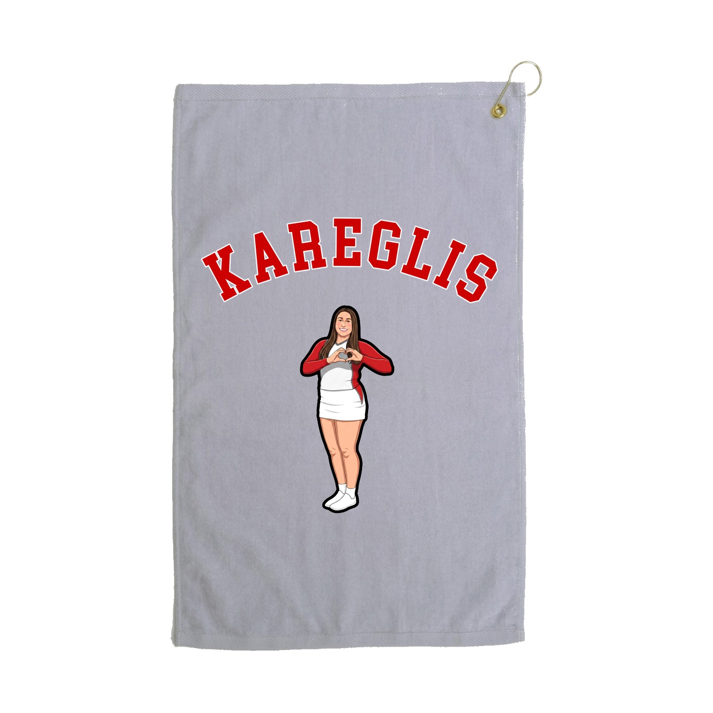 Golf Towel — Shirsey Arch in Grey