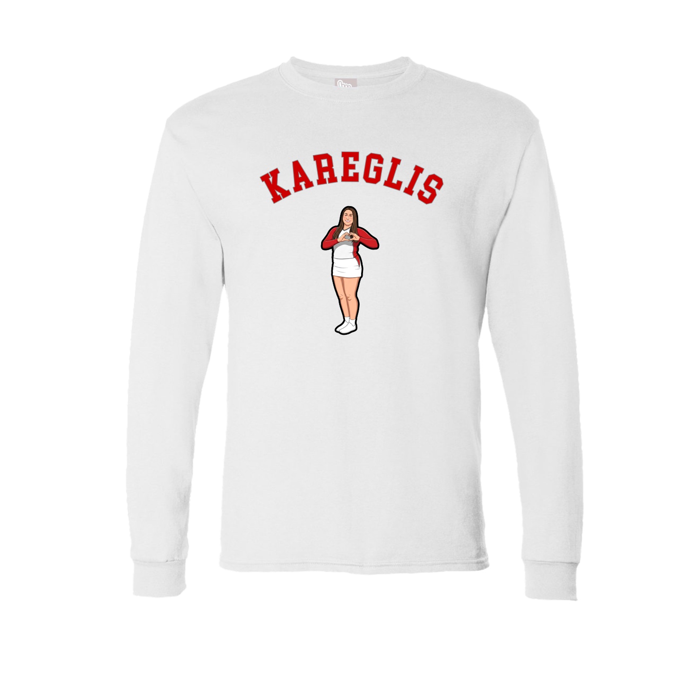 Long Sleeve Tee — Shirsey Arch in White