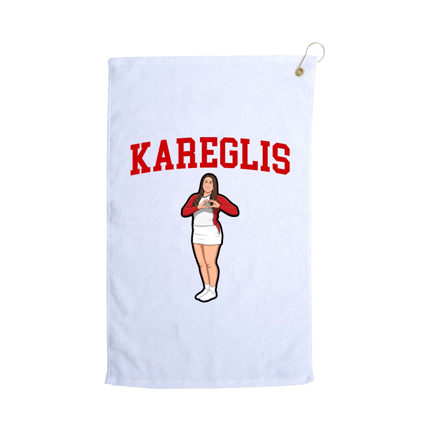 Golf Towel — Shirsey in White