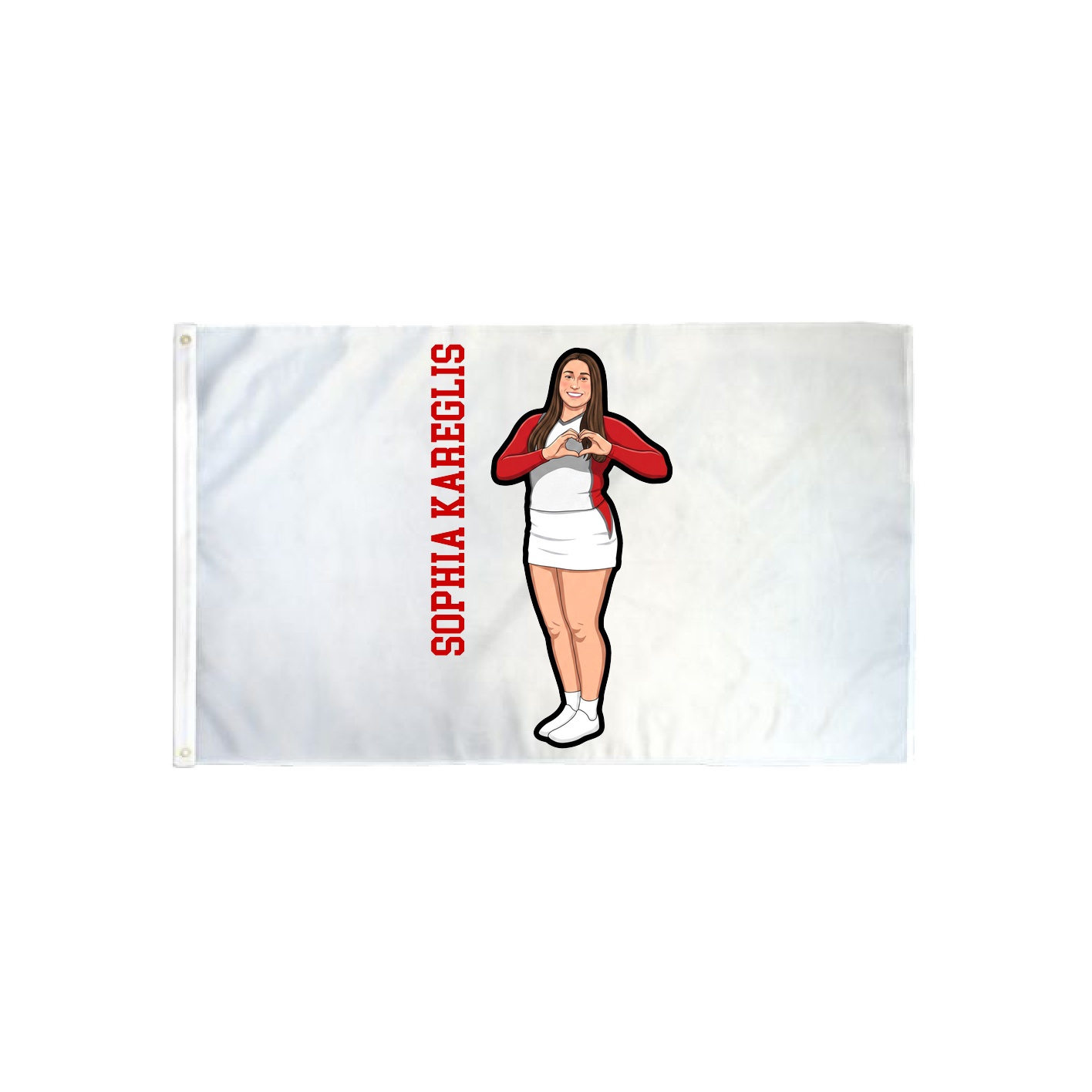 3x5 Flag — Name Vertical in Classic