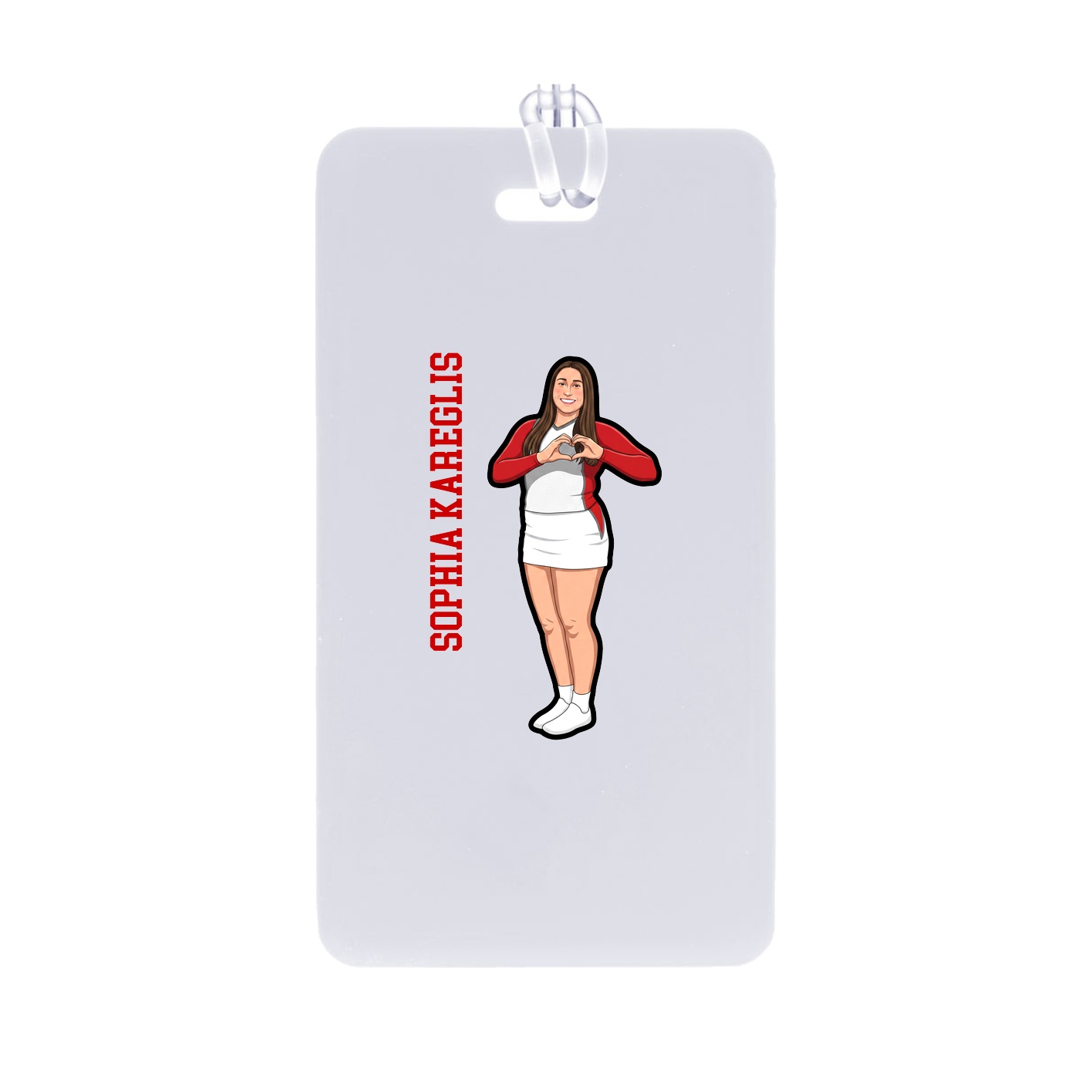 Bag Tag — Name Vertical in Classic