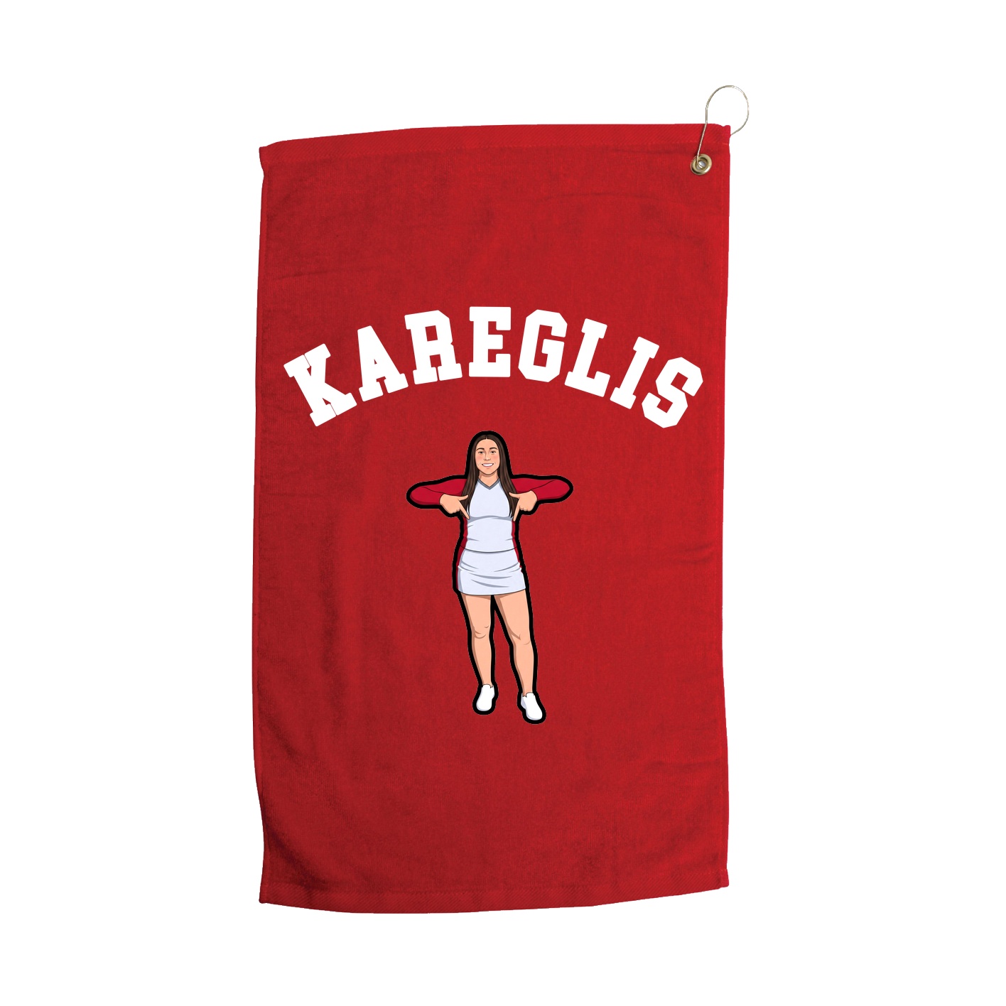 Golf Towel — Shirsey Arch in Red