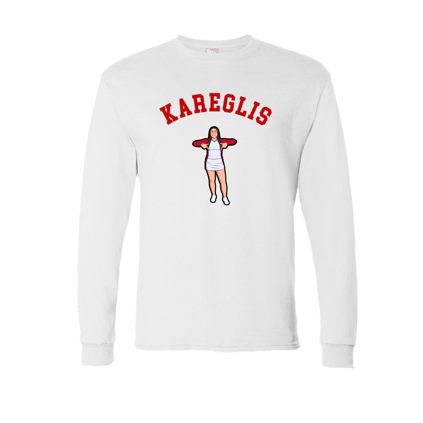 Long Sleeve Tee — Shirsey Arch in White