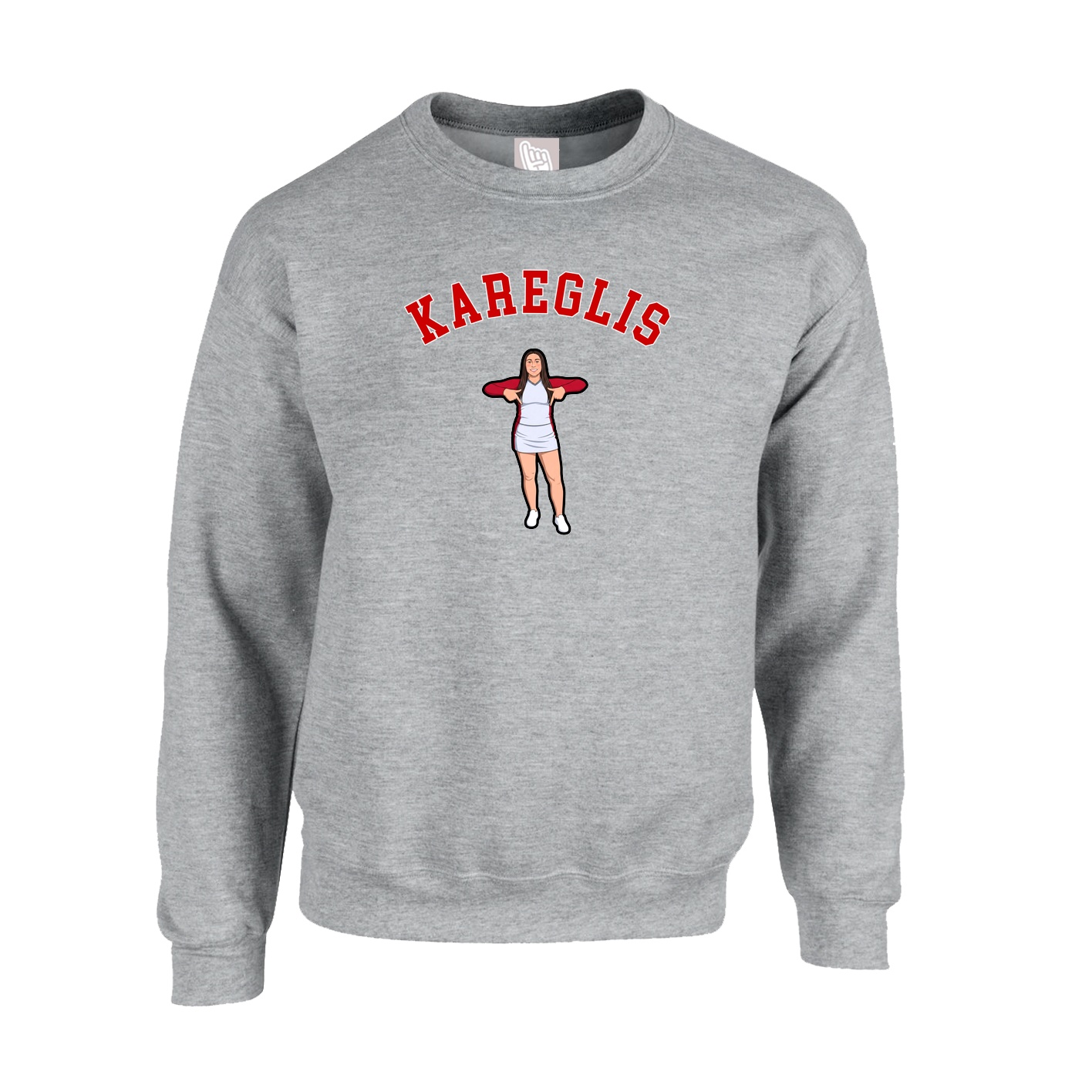 Fleece Crew — Shirsey Arch in Grey