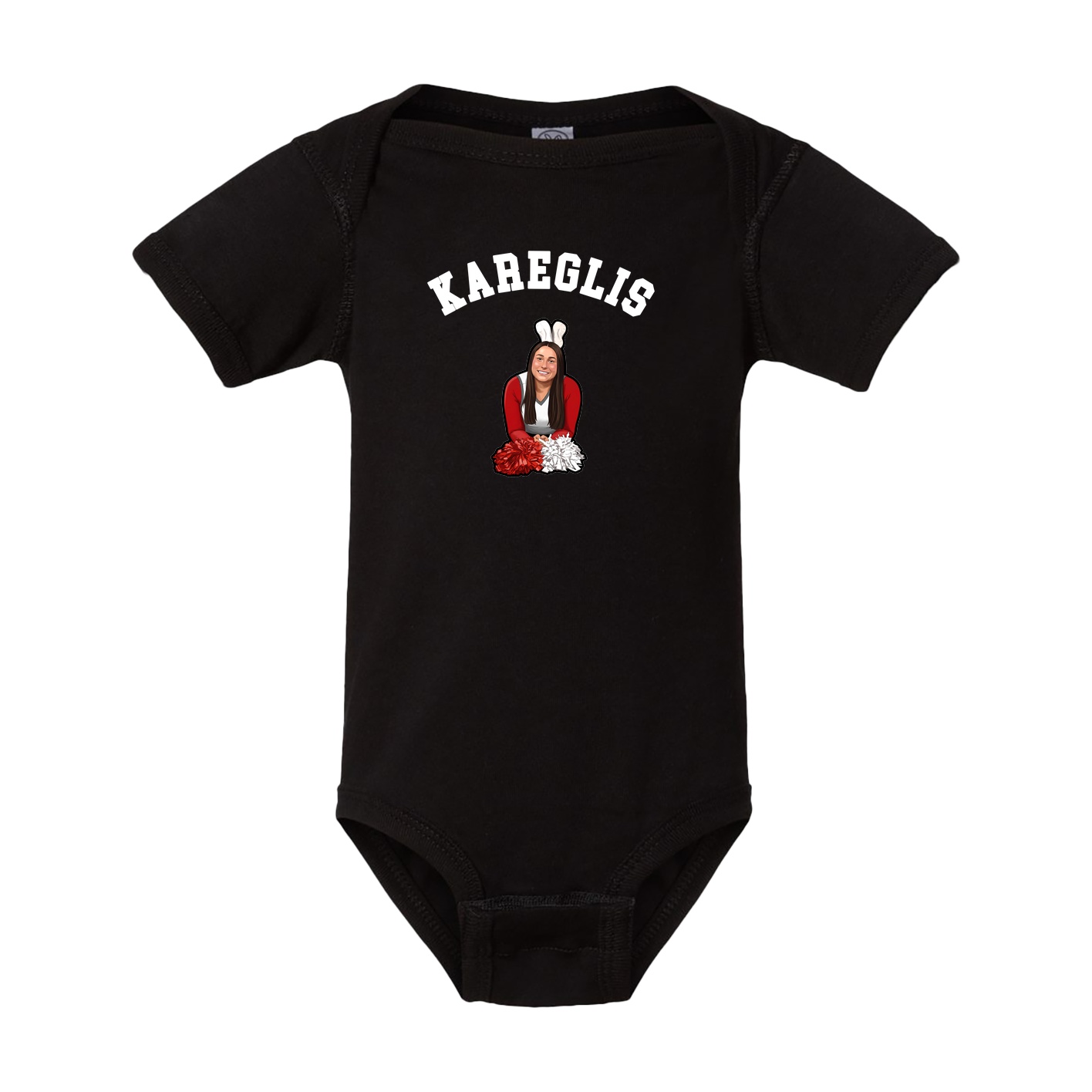 Baby Onesie — Shirsey Arch in Black