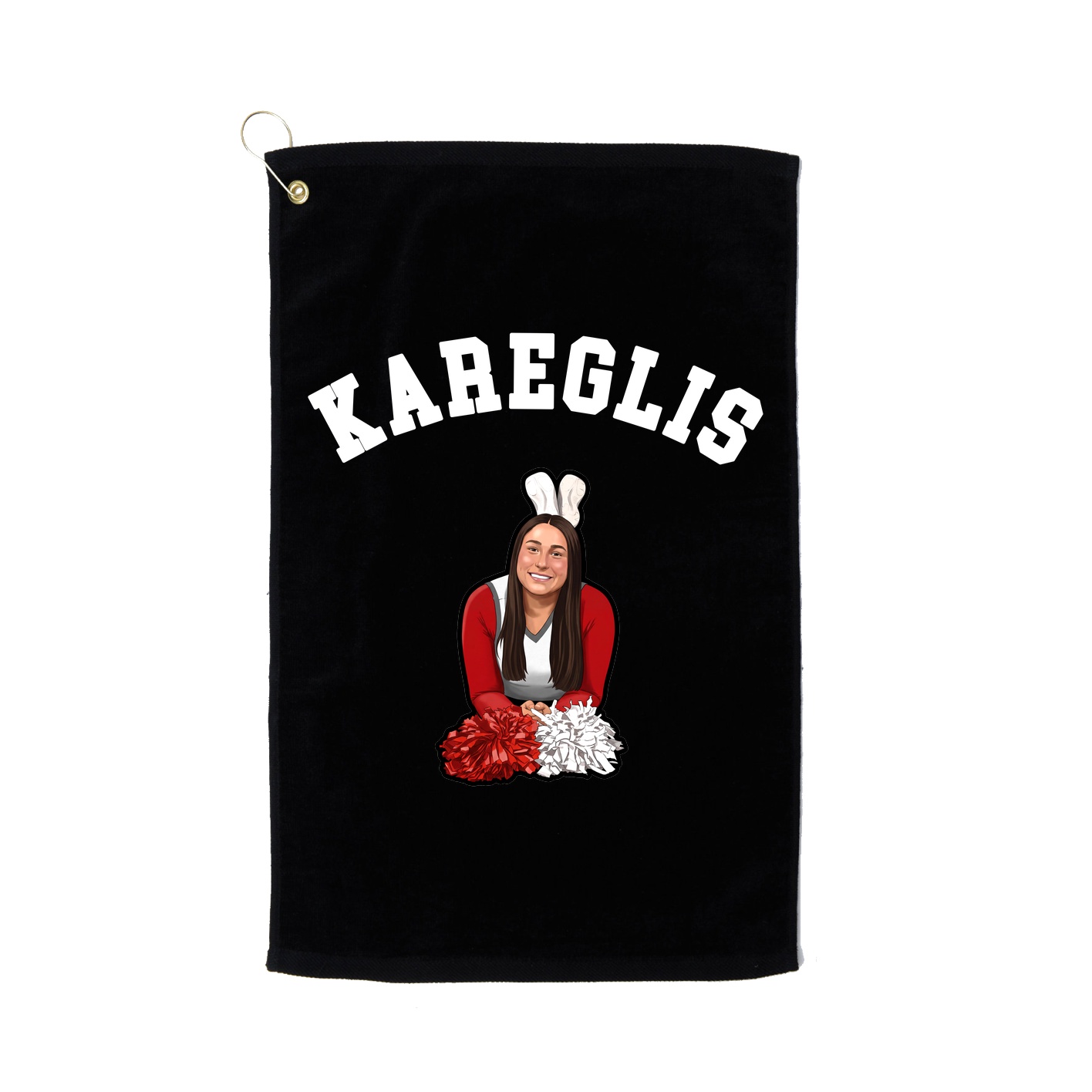 Golf Towel — Shirsey Arch in Black