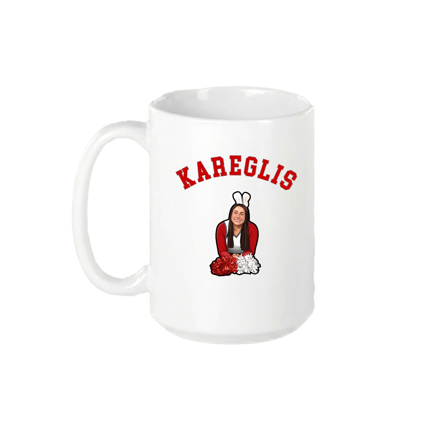 15oz Coffee Mug — Shirsey Arch in White