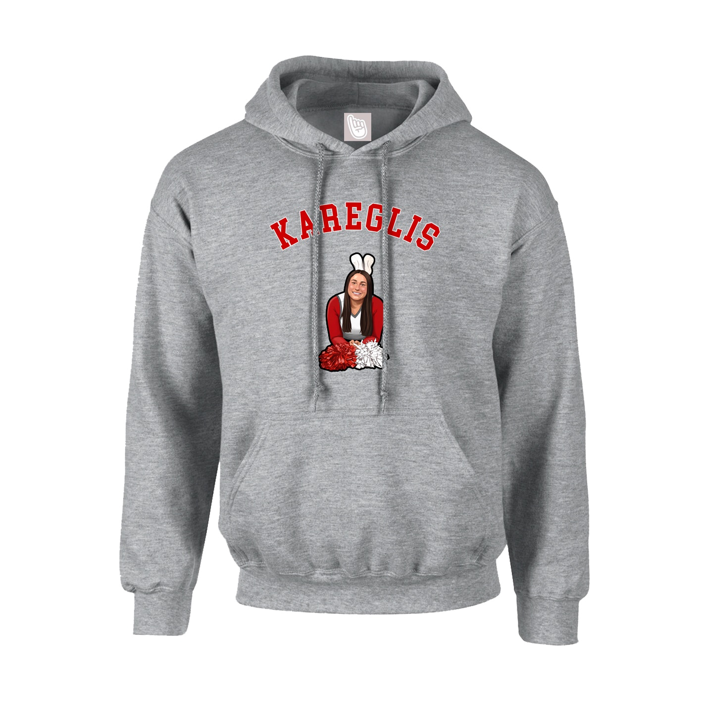Youth Hoodie — Shirsey Arch in Grey