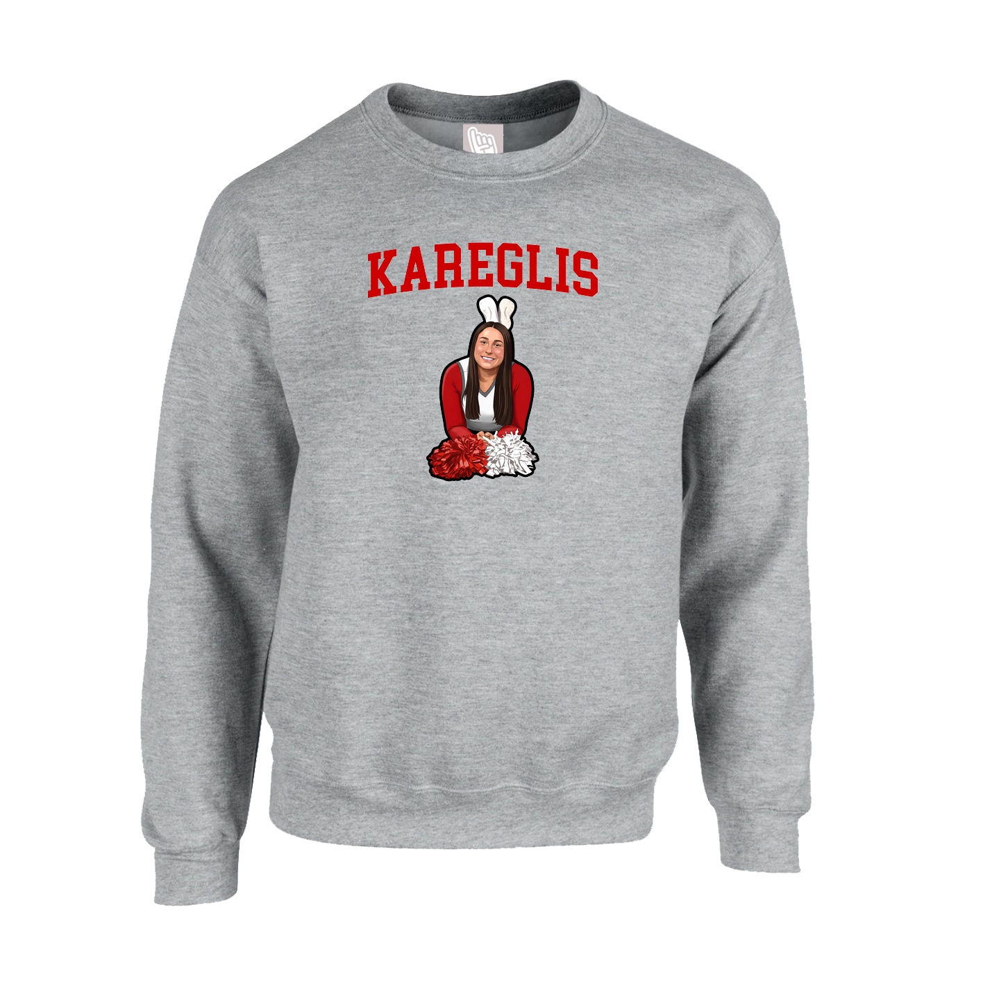 Fleece Crew — Shirsey in Grey