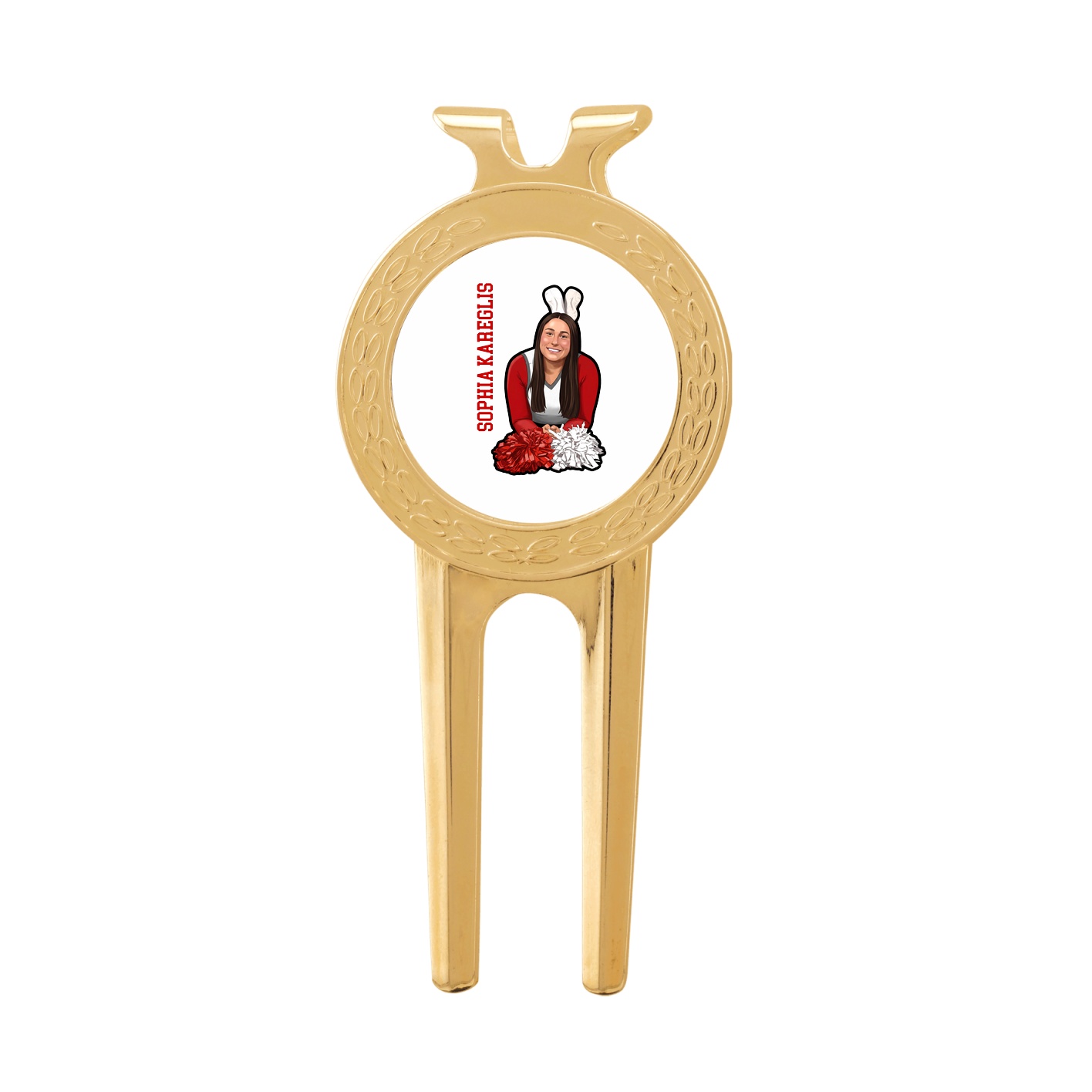 Divot Tool with Ball Marker — Name Vertical in Classic