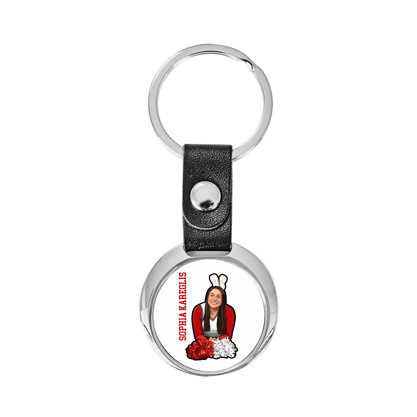 Key Chain — Name Vertical in Classic