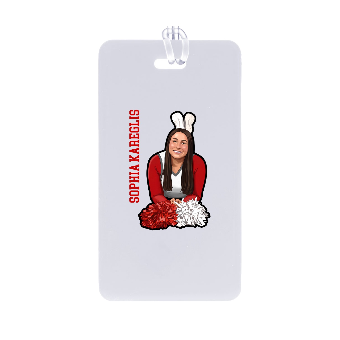 Bag Tag — Name Vertical in Classic