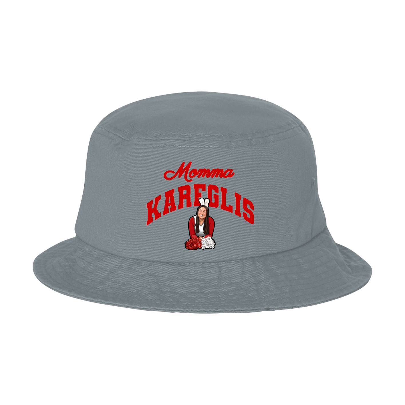 Bucket Cap — Mothers Day Arch in Grey