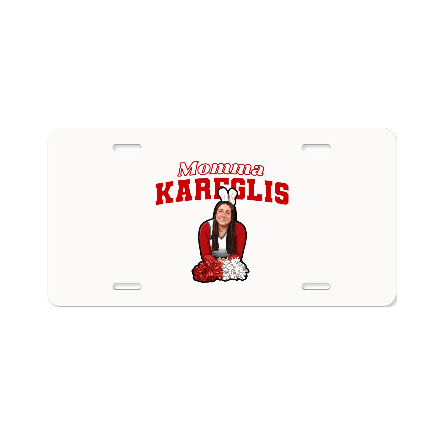License Plate — Mothers Day Block in Classic