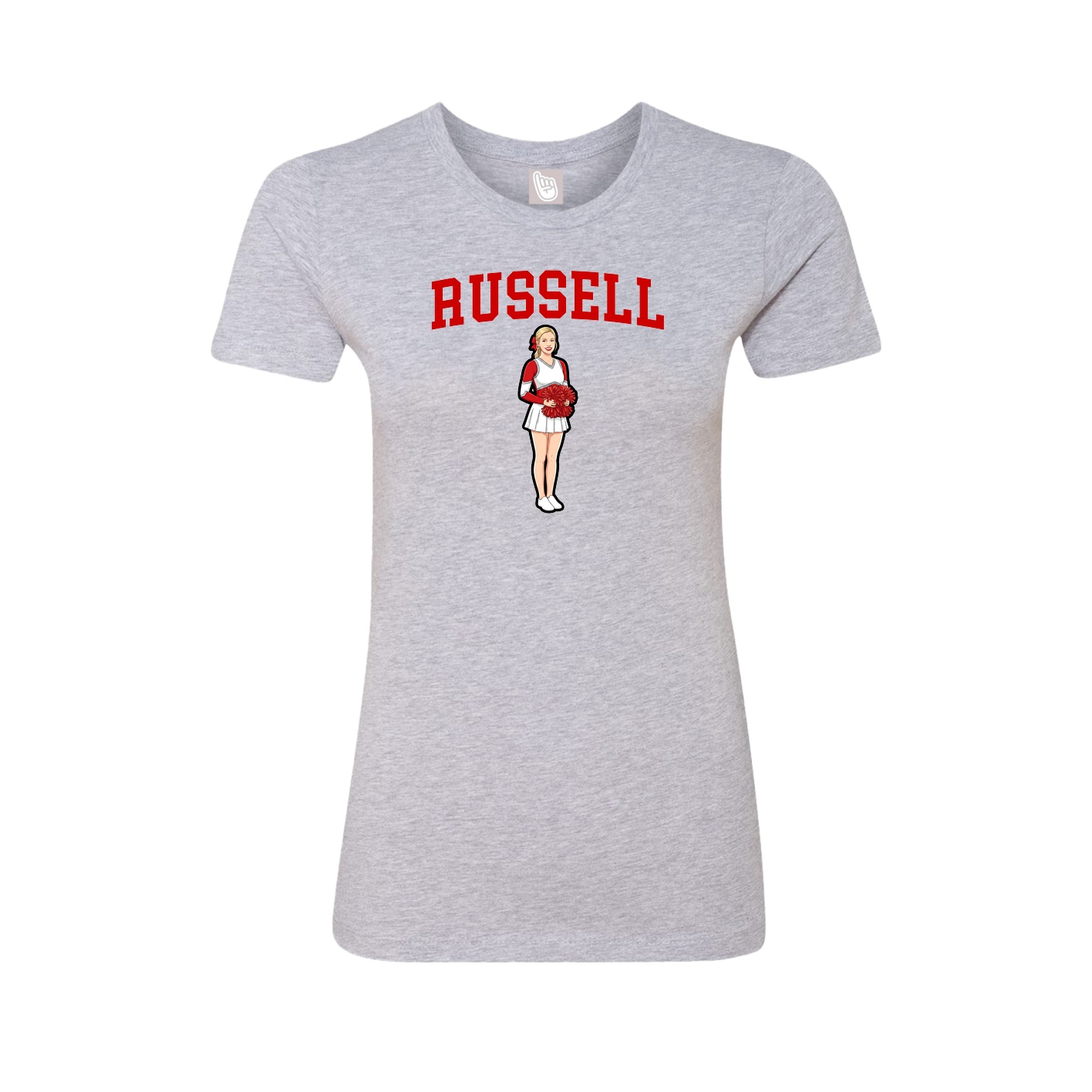 Fitted Women's Tee — Shirsey in Grey