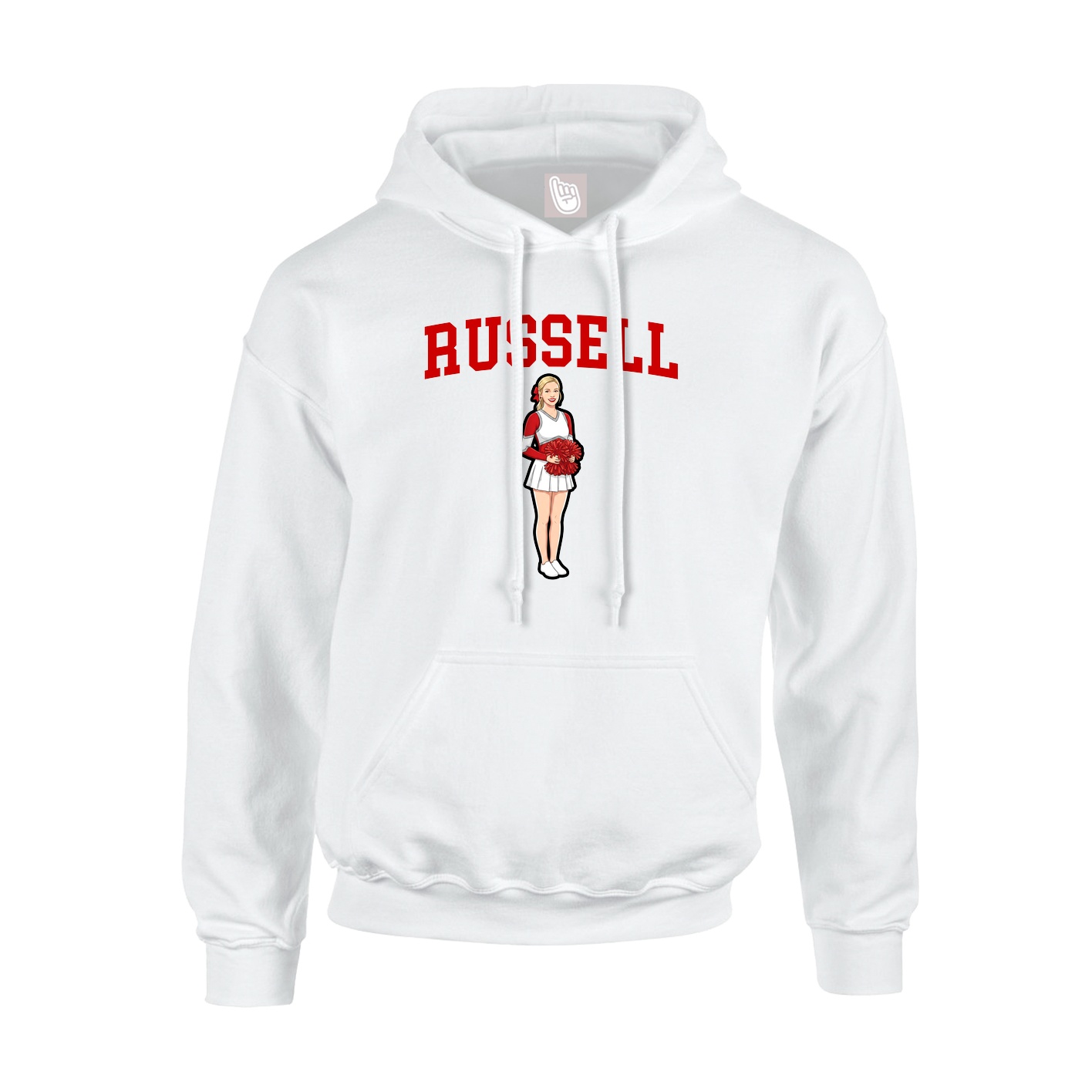 Hoodie — Shirsey in White
