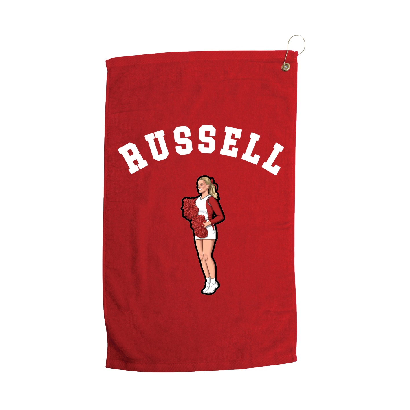 Golf Towel — Shirsey Arch in Red