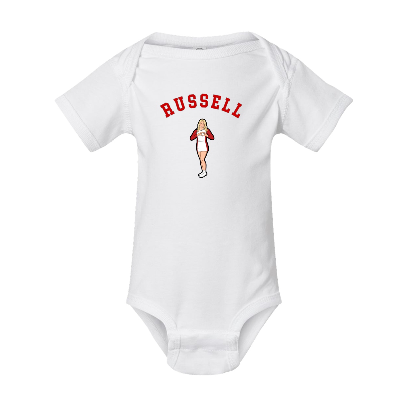 Baby Onesie — Shirsey Arch in White