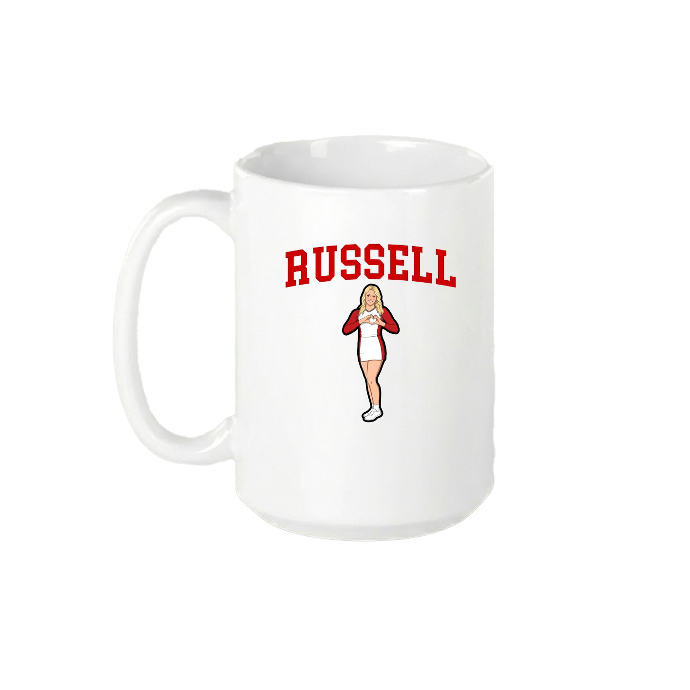 15oz Coffee Mug — Shirsey in White