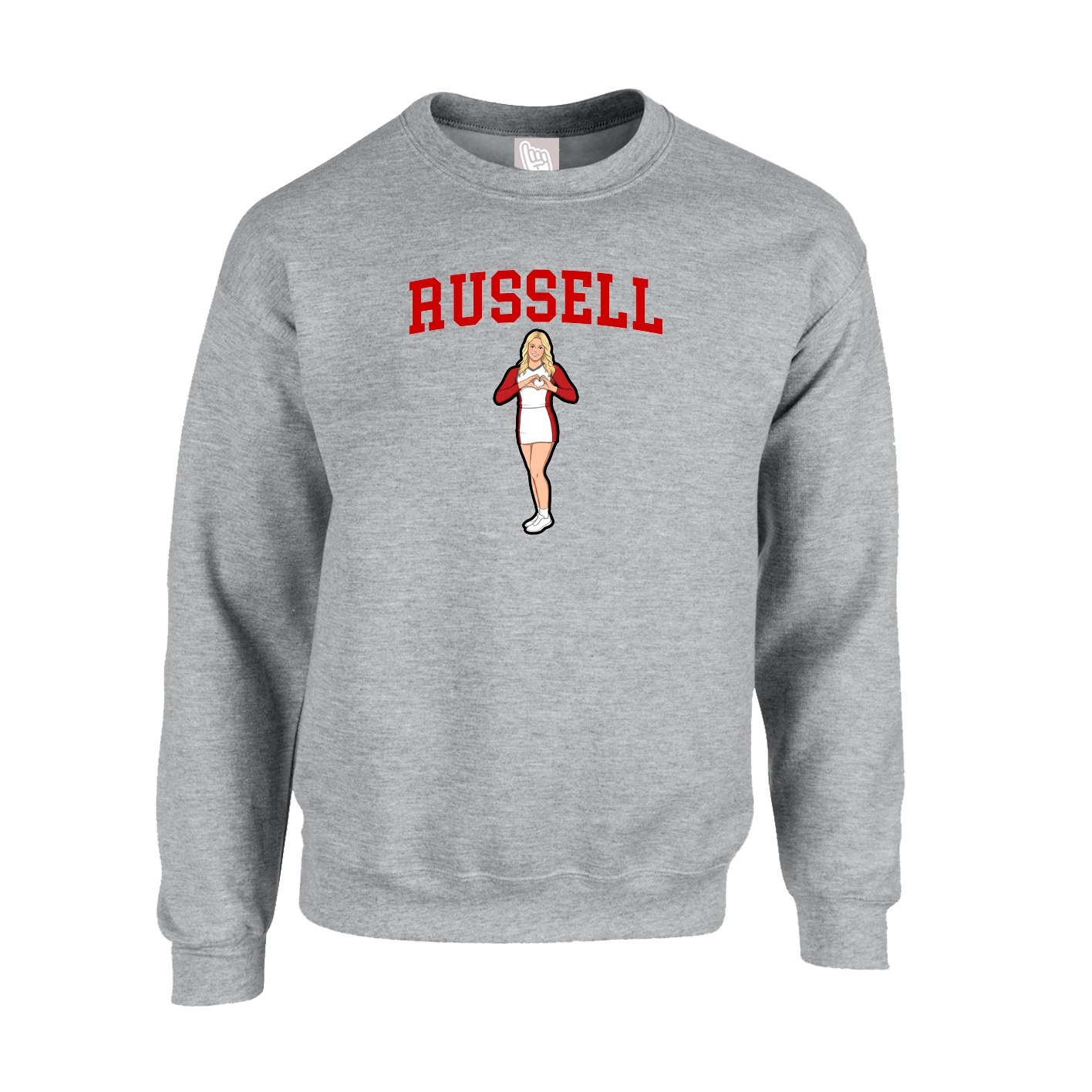 Fleece Crew — Shirsey in Grey