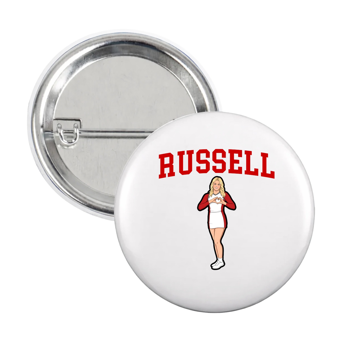 Game Day Button — Shirsey in White