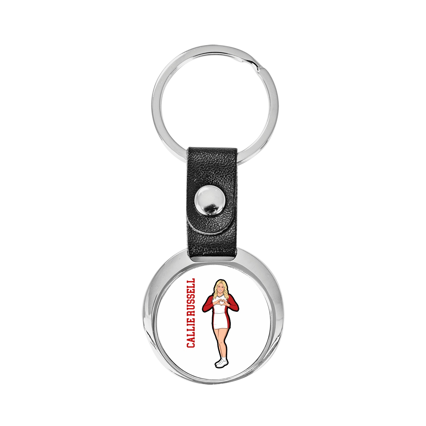 Key Chain — Name Vertical in Classic