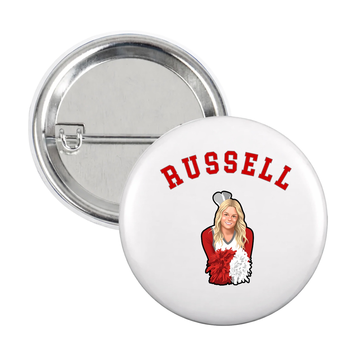 Game Day Button — Shirsey Arch in White