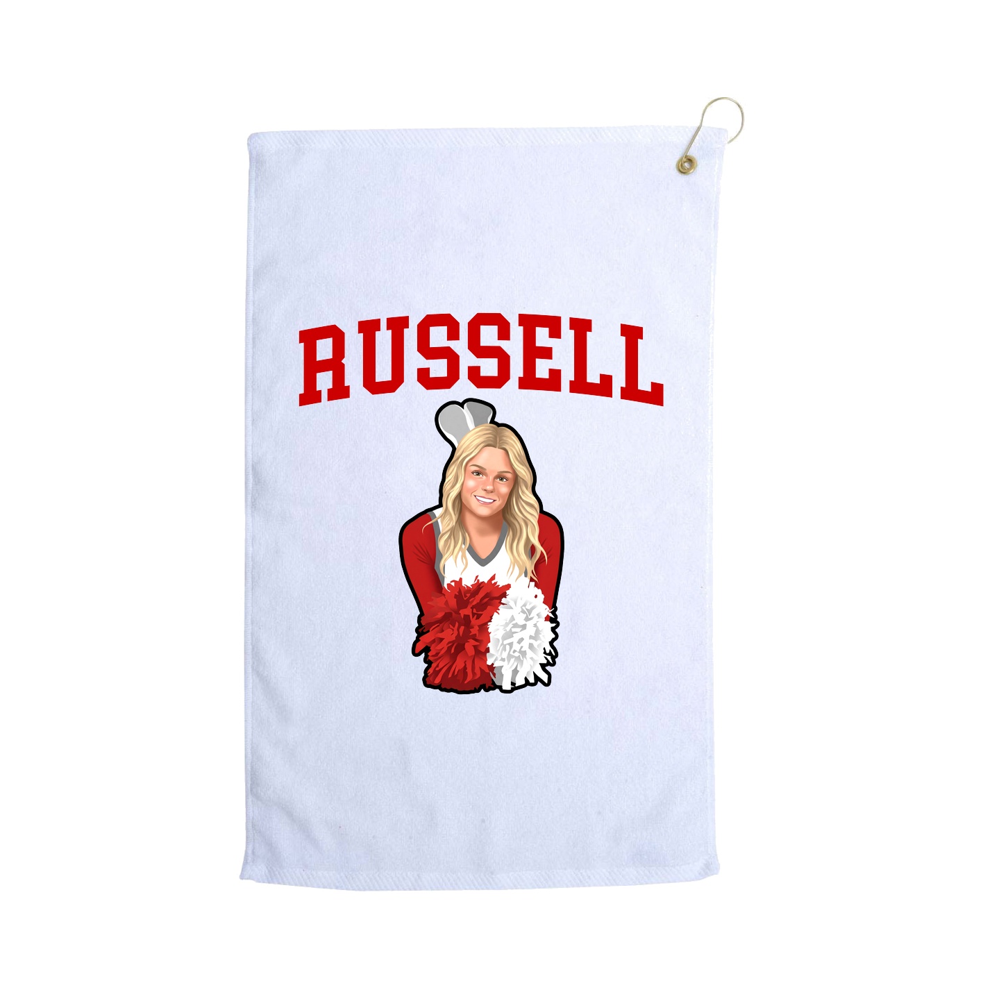 Golf Towel — Shirsey in White