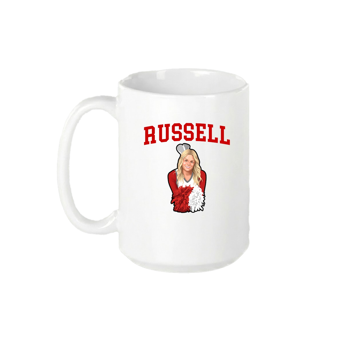 15oz Coffee Mug — Shirsey in White