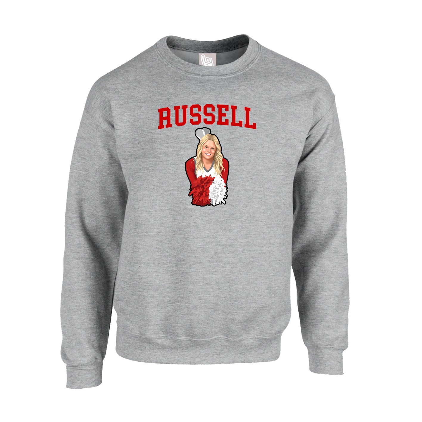 Fleece Crew — Shirsey in Grey