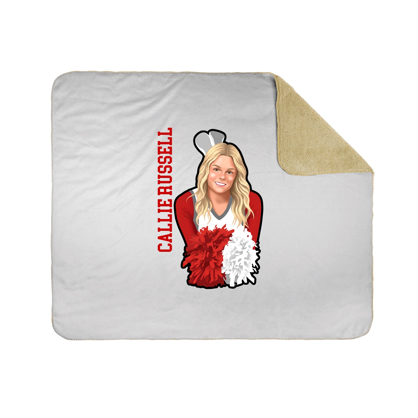 50x60 Sherpa Lined Throw Blanket