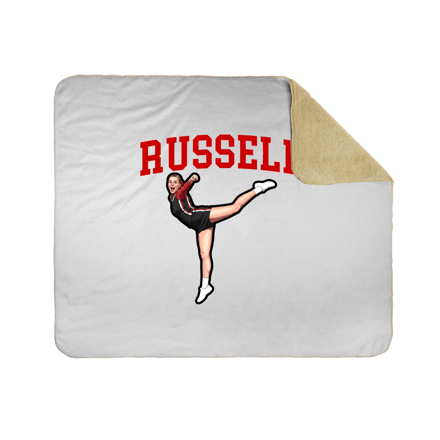 Throw Blanket — Shirsey in White