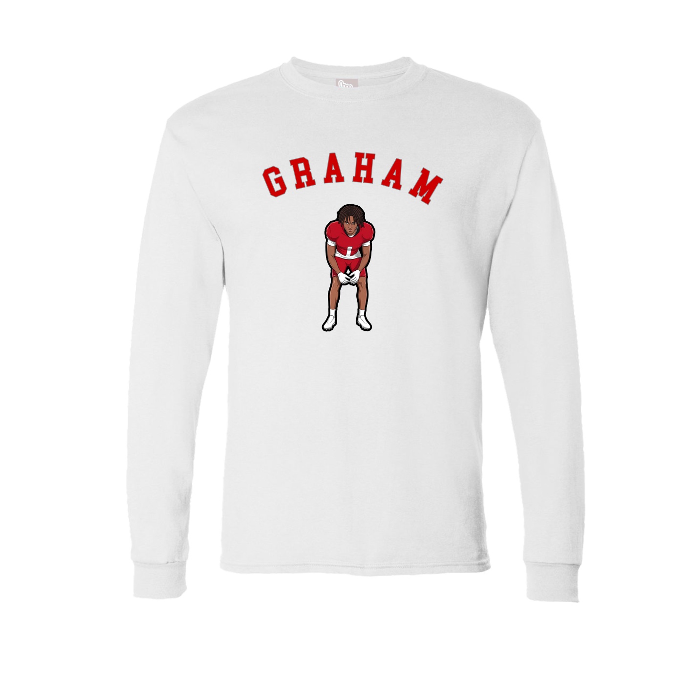 Long Sleeve Tee — Shirsey Arch in White