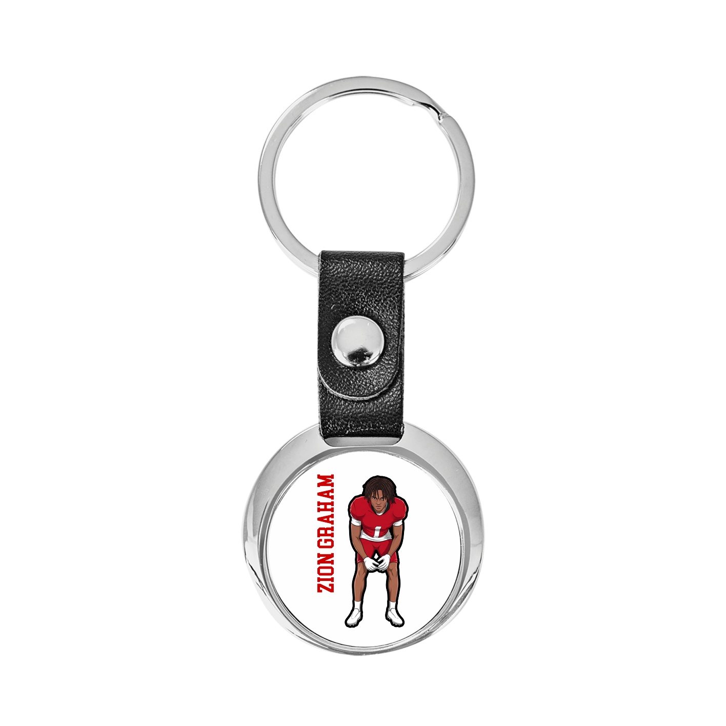 Key Chain — Name Vertical in Classic