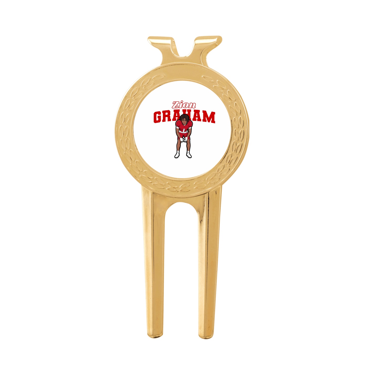 Divot Tool with Ball Marker — Name Arch in Classic