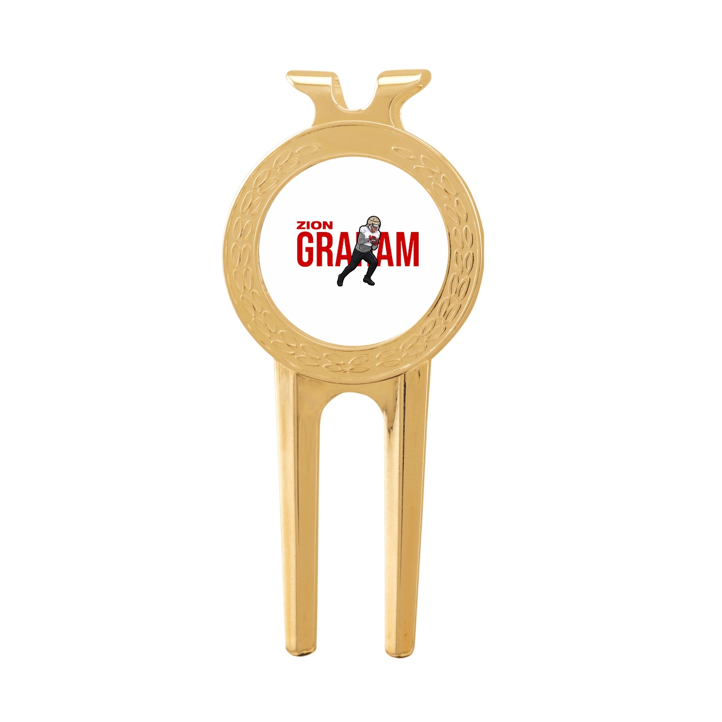 Divot Tool with Ball Marker — Player Name in Classic