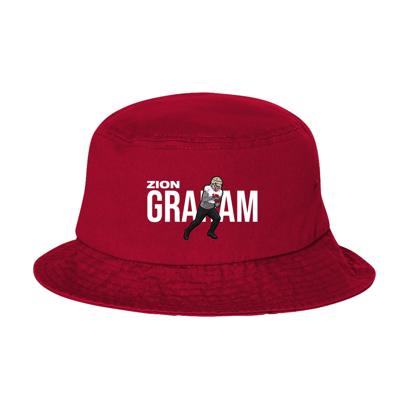 Bucket Cap — Player Name in Red