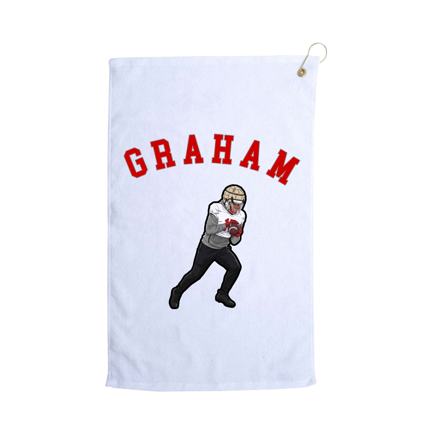 Golf Towel — Shirsey Arch in White