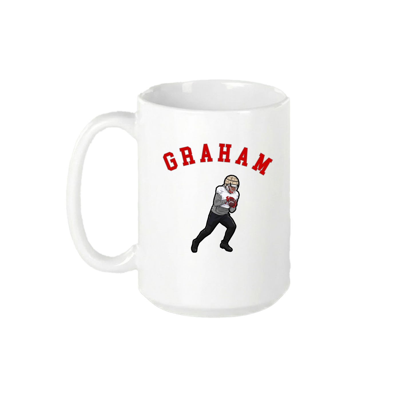 15oz Coffee Mug — Shirsey Arch in White