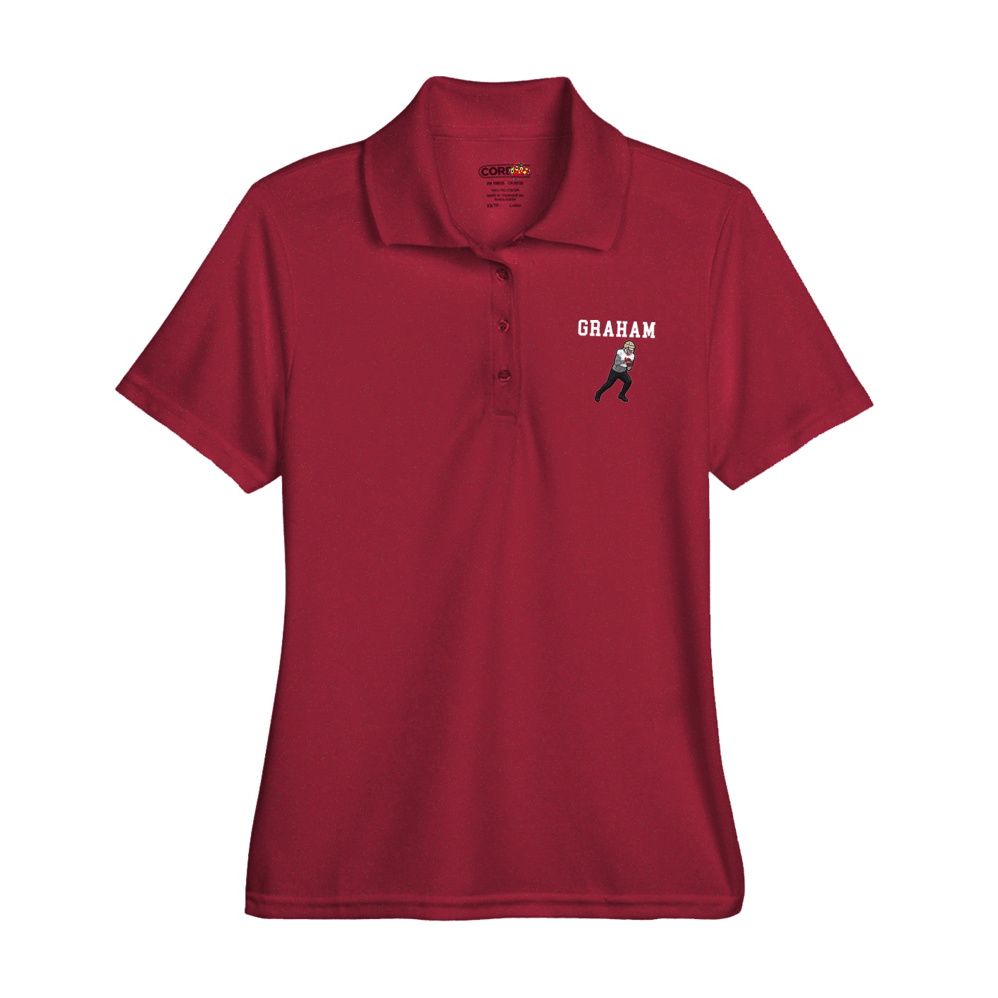 Womens Performance Polo — Shirsey in Red
