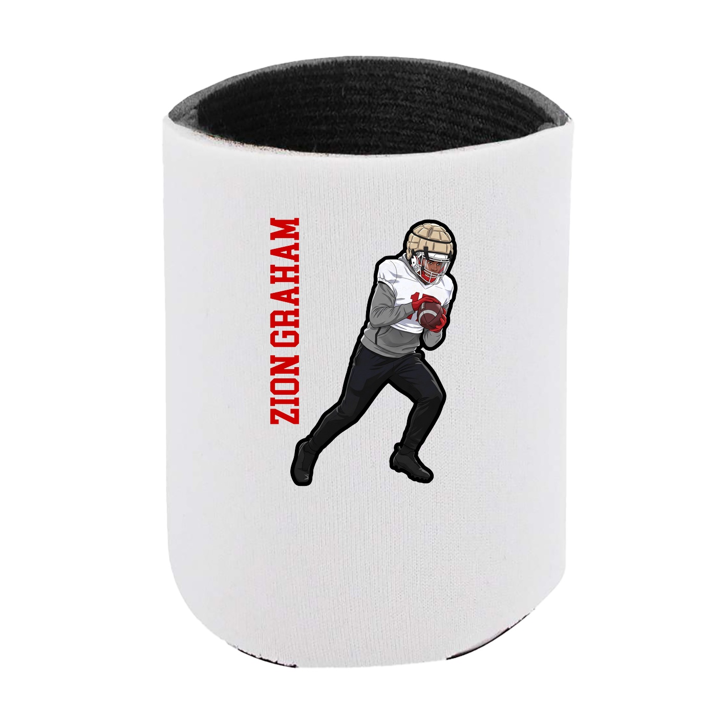 Can Holder — Name Vertical in White