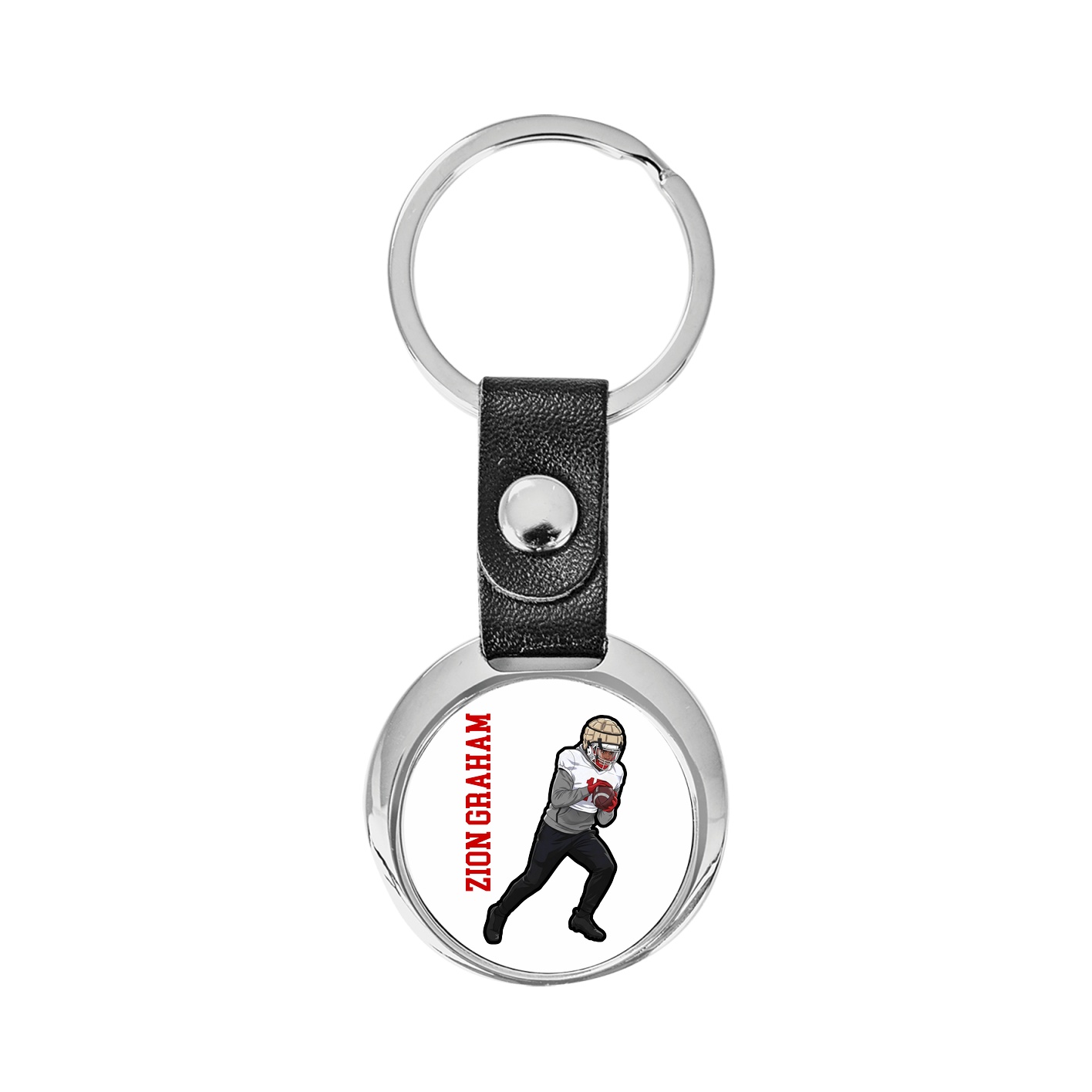 Key Chain — Name Vertical in Classic