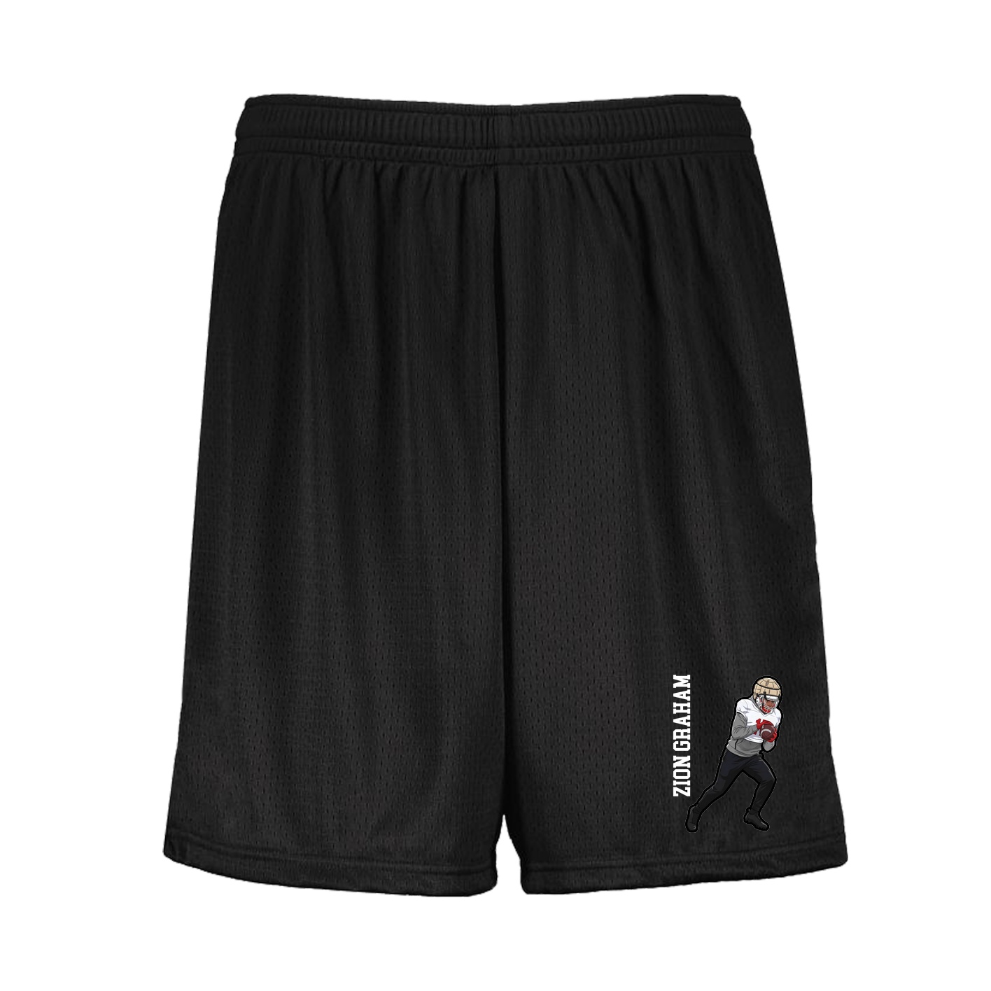 Shorts — Name Vertical in Black