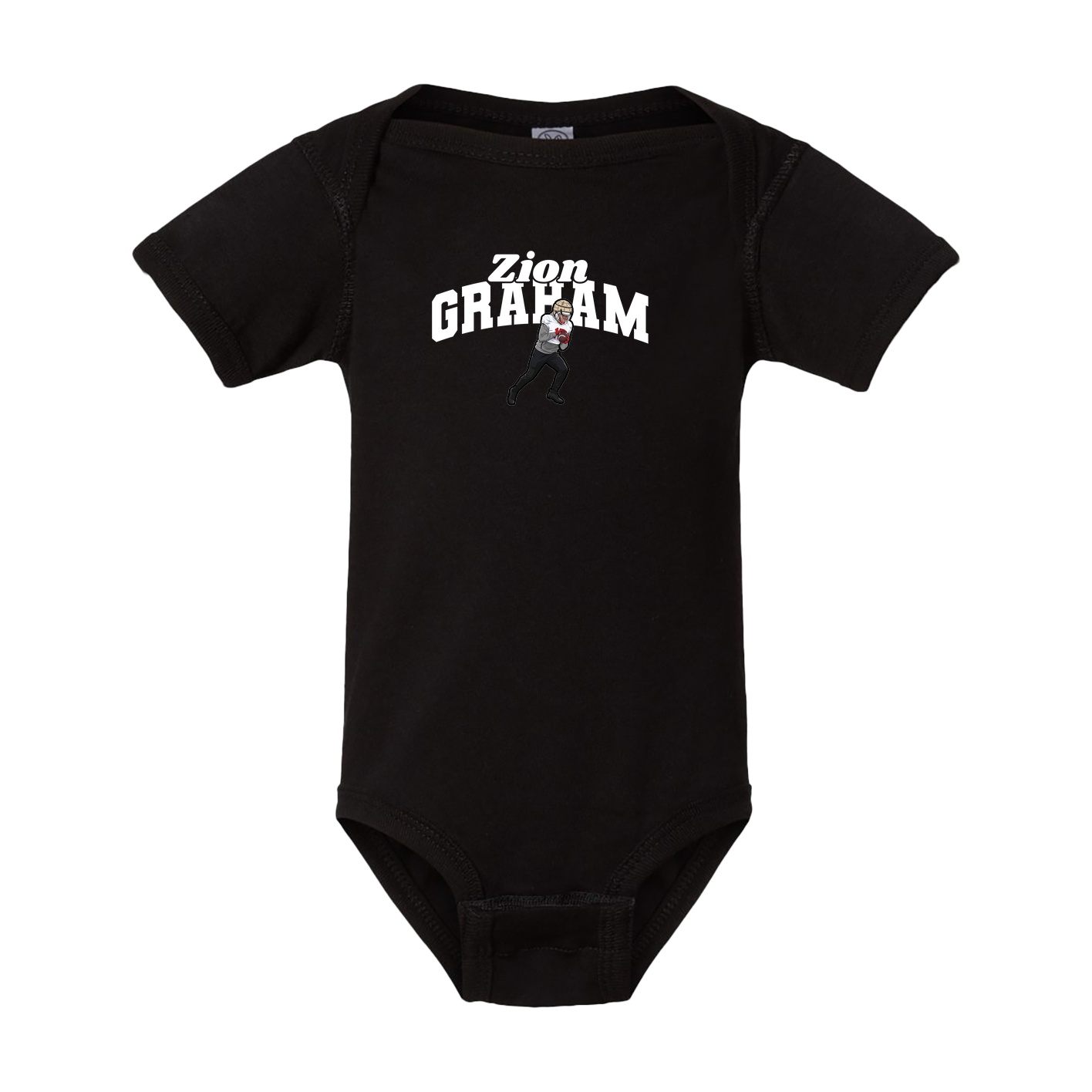 Baby Onesie — Signature Arch in Black