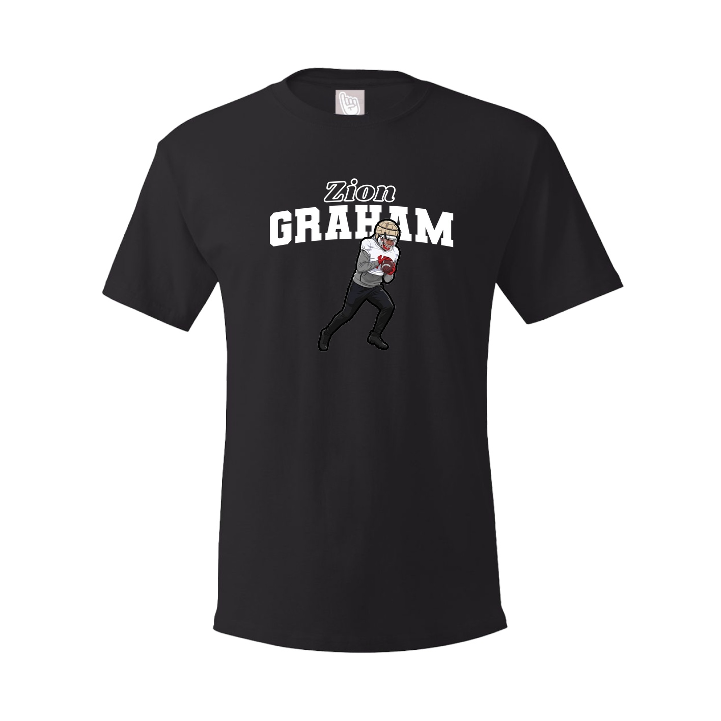 Youth Tee — Name Arch in Black